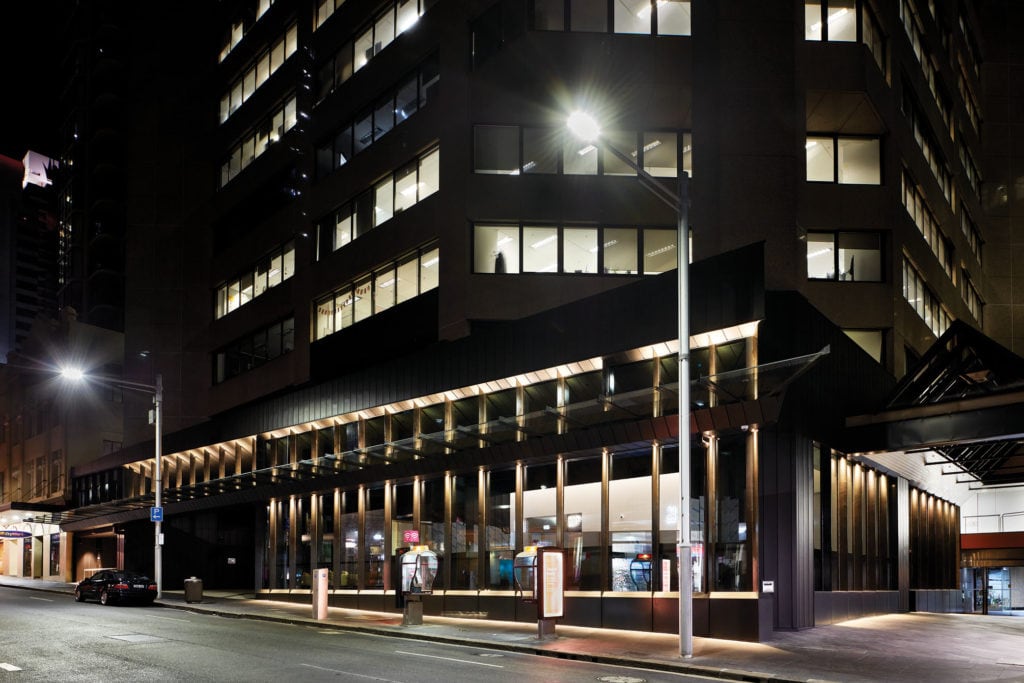 320 Pitt Street facade, foyer and EOT with Gray Puksand